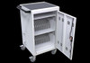 Mobile Charging Cart With Good Quality Universal Wheels White - Us Stock