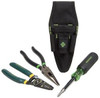 Greenlee 0159-28 Basic Tool Kit, 4-piece Set