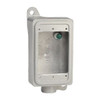 Cast Device Box, FD, 1 Gang, 1/2 Hub, Malleable Iron