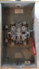 Used Milbank Single Bypass Meter Socket -125 Amp With Hub & Connectors