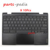 10Pcs For Lenovo 300E Chromebook 2Nd Gen Palmrest Us Keyboard Bezel 5Cb0T79500