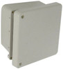 BUD Industries NF-6610 Fiberglass NEMA Box with Screwed Cover  7-3/4 Width x 7-