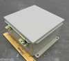 WIEGMANN B080804CHWW ENCLOSURE 8X8X4 ELECTRIC BOX CONTROL BOX PANEL CABINET