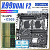 X99 Dual F2 Motherboard Set With Xeon E5 2680V3 & Cpu 816Gb =128Gb 2133Mhz Ddr4