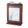 Safco Customizable Wood Suggestion Box, Mahogany (SAF4236MH)