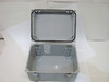 HOFFMAN ENCLOSURES  A-1287JFGQRR  ENCLOSURE, JUNCTION BOX, FIBERGLASS GRAY