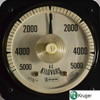 Crompton instruments Kilovars meter 0 to 5000 kilovars 077-31LA-QQ