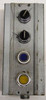 ARO 4 BUTTON ENCLOSURE, 2 PUSHBUTTONS, 2 KNOB BUTTONS 10 X 4 1/2 X 3 3/4