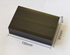 5pcs Black  Electrical Instruments Aluminum Box /Enclosures 1509740mm DIY