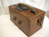 Vintage/Antique Eversheds Megger electrical meter or tester wood case