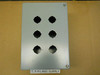 HOFFMAN E-6PBY25 PUSH BUTTON ENCLOSURE 6 POSITION NEW CONDITION NO BOX