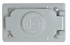 APPLETON ELECTRIC FSK-WGF1 Cover,For GFI, NEMA 3R,1Gang,CF Aluminum APPLETON ELECTRIC FSK-WGF1 Cover,For GFI, NEMA 3R,1Gang,CF Aluminum
