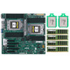 Supermicro H11Dsi Motherboard + 2X Amd Epyc 7532 Cpu + 128Gb Ram, Not H11Dsi-Nt