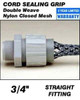 Leviton L7602 Non-Metallic Mesh  Straight  Cable Diameter .187 - .250-Inches