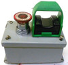 WIEGMANN ENCLOSURE PB2 WITH BANNER OPTICAL TOUCH BUTTON OTBA5 AND EMERGENCY STOP
