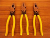 `=New Lot of 3 Klein Tools High Leverage Side Cutting Pliers Crimping D213-9NECR