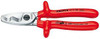 KNIPEX 9517200 Cable Shears with twin Cutting Edge VDE