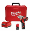 Milwaukee 2463-22 M12 12V Lithium-Ion Cordless 3/8 in. Impact Wrench Kit