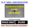Lcd Retina 15" Apple Macbook Pro 2018 A1990 Space Gray
