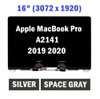 Lcd Display Assembly Silver 2019 A2141 16 Apple Macbook Pro