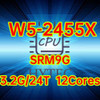Intel Xeon W5-2455X Srm9G 3.2Ghz 12C 24T 30Mb 200W-240W Fclga4677 Cpu Processor