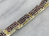 Vintage Czech Garnet Bracelet