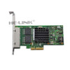 I350-T4V2 Pci-Express Pci-E Four Rj45 Gigabit Ports Server Adapter