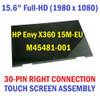 M45481-001 Hp Envy X360 15M-Eu0033Dx Fhd Lcd Display Touch Screen Assembly