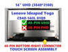 14.0" Uhd Laptop Touch Lcd Screen Assembly Lenovo Ideapad Yoga C940-14Iil 81Q9