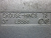 Cooper Crouse-Hinds 3 Conduit Outlet Box Model # LB888