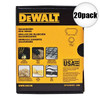 DeWalt DWR16G1M 20 Pk 11/16 Hog Ring Fasteners New