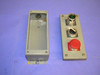 Hoffman Enclosure W/ Green Pushbutton,Red Mushroom Push/Pull & Selector Switch