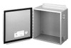 HOFFMAN A1614CH Metallic Jct Box Encls,16inHx14inW,Wall G7487313