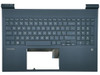 Genuine Hp Victus 16-D 16-E Palmrest Cover Keyboard Uk Blue Backlit M54739-031