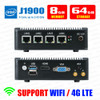 Fanless Mini Pc Intel J1900 4 Lan Port 8G Ram/64G Ssd Fanless Pfsense Firewall