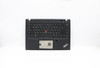 Lenovo Thinkpad T490S Keyboard Palmrest Top Cover Russain Black 02Hm442