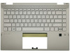 Hp Pavilion 14-Dw Cover Palmrest Keyboard Silver L96521-031-