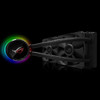 New Asus Rog Ryuo 240 Liquid Cpu Cooler Color Oled Rgb Dual 12Cm Radiator Fan