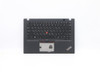 Lenovo Thinkpad T490S Keyboard Palmrest Top Jewish Cover Black Backlit 02Hm215-