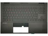 Genuine Hp Omen 15-Ek Palmrest Cover Keyboard French Black Backlit M00838-051