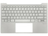 Genuine Hp Envy 13-Ba Palmrest Cover Keyboard Uk Silver Backlit L96800-031