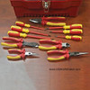 11Pc Insulated Proturn Cutters And Plier Set Witha 32390 1000 V. Rated