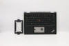 Lenovo Yoga X390 Keyboard Palmrest Top Cover Danish Black Illuminated-