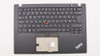 Lenovo Thinkpad T490S Keyboard Handrest Top Cover Danish Black Backlit-