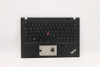 Lenovo Thinkpad T495S Keyboard Hand Rest Top Cover Uk Black Backlit-