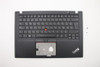 Lenovo Thinkpad T490S Keyboard Handrest Top Cover Spanish Black Backlit-