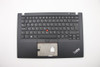 Lenovo Thinkpad T490S Keyboard Handrest Swedish Finnish Cover Black 02Hm229-
