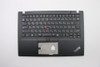 Lenovo Thinkpad T490S Keyboard Palmrest Top Cover Japanese Black Backlit 02Hm220