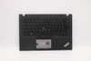 Lenovo Thinkpad T490S Keyboard Palmrest Top Cover Slovenian Black 02Hm227