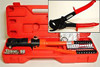 Combo Pack - Hydraulic Crimping Tool Kit 16 Ton & Ratchet Cable Cutter 240 Sq-Mm